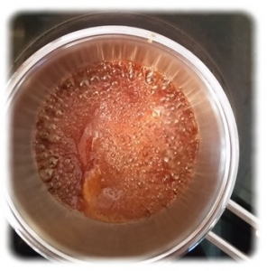 Caramel cuisson